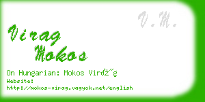 virag mokos business card